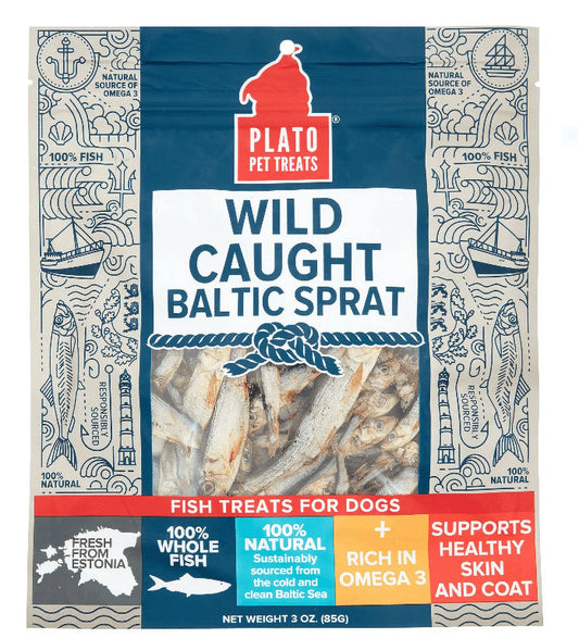 Baltic Sprat Dog Treats, 3 Oz.